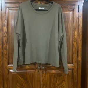 Madewell Olive Green Crew Neck Sweater